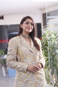 Actress Mrunal Thakur New Stills @ Sita Ramam Movie Interview