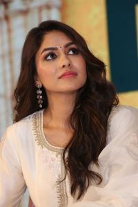 Actress Mrunal Latest Pics @ Family Star Press Meet