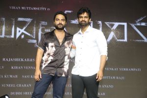 Vishwak Sen, Viran Muttamsetty @ Mukhya Gamanika Pre-Release Event Stills