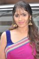 Actress Muktha George Hot Pink Saree Photos
