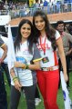 Genelia, Lakshmi Rai at CCL 2 Semi Final Match Stills