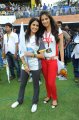 Genelia, Lakshmi Rai at CCL 2 Semi Final Match Stills