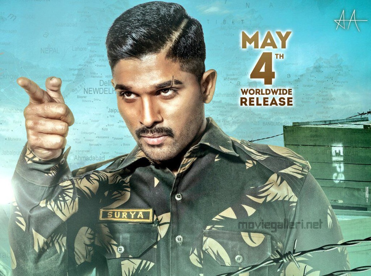 Allu Arjun Naa Peru Surya Release Date 4th May Posters | New Movie Posters