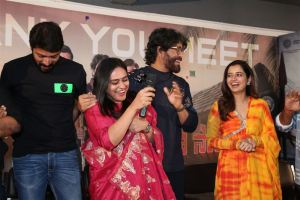 Allari Naresh, Nagarjuna, Ashika Ranganath @ Naa Saami Ranga Thank You Meet Stills