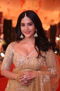 Actress Nabha Natesh Pics @ Nagabandham Movie Opening