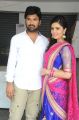 Karthik Narayan, Sree Mukhi @ Nadhi Theeram Telugu Movie Opening Stills