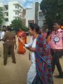 Rohini Cast Their Vote @ Nadigar Sangam Elections 2019 Photos