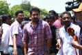 Vijay Antony @ Nadigar Sangam Protest for Cauvery & Sterlite issue Photos