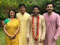 Amala, Nagarjuna, Akhil Akkineni @  Naga Chaitanya Bridegroom Photos