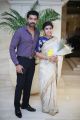 Arun Vijay with wife Aarthi Mohan @ Kamala Theatre Owner Nagu Chidambaram's Son Wedding Reception Stills