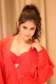 Beautiful Movie Actress Naina Ganguly Red Dress Pics