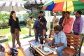 Pragya Jaiswal, Sai Dharam Tej, Krishna Vamsi @ Nakshatram Shooting Spot Stills