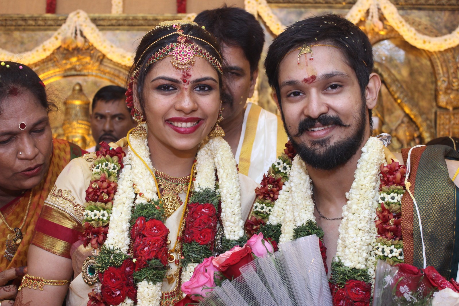 Tamil Actor Nakul and Sruti Bhaskar got married in a close-knit ceremony on...