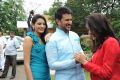 Shweta Jadhav, Raja, Gehana Vasisth @ Namaste Telugu Movie Opening Stills