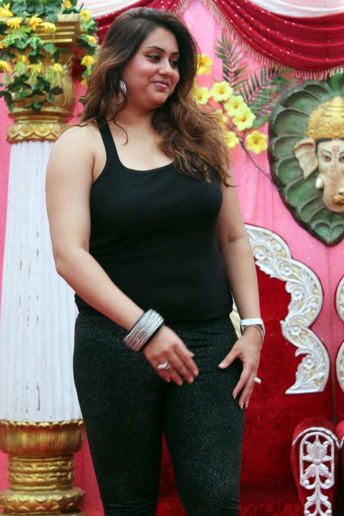 Actress Namitha Hot Photos at Anjal Thurai Audio Release 