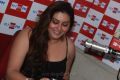 Namitha Hot Stills in Black Sleeveless Top