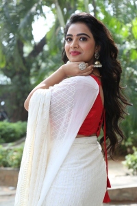 Actress Nandini Saree Photos @ Seetharamapuramlo Pre Release