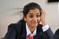 Actress Nanditha Pics in School Uniform