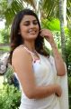 Actress Nandita Swetha in White Saree Images @ Akshara Movie Teaser Launch