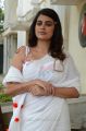 Actress Nandita Swetha in White Saree Images @ Akshara Movie Teaser Launch