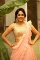 Actress Nandita Swetha Light Pink Dress Photos