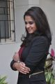 Actress Nanditha Raj Latest Stills in Coat with Red Mini Dress
