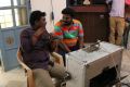 Director Andal Ramesh @ Nandu En Nanban Movie Working Stills
