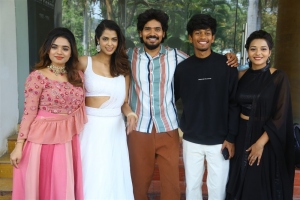 Arati Podi, Pooja Kiran, Sudhakar Komakula, Yamini @ Narayana & Co Movie Teaser Launch Stills