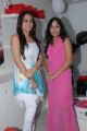 Aksha & Madhavi Latha at Naturals Family Salon Launch