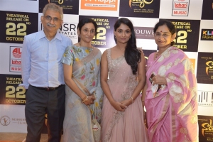 Sandhya Raju father PR Venkatrama Raja & mother PR Nirmala Raja @ Natyam Movie Pre Release Event Stills