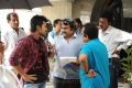 Ram Charan, VV Vinayak, Brahmanandam at Nayak Movie Working Stills