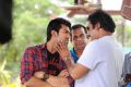 Ram Charan Teja, Brahmanandam, VV Vinayak at Nayak Movie Working Stills