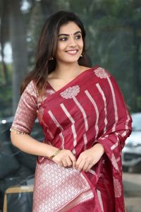 KA Movie Heroine Nayan Sarika Saree Pics