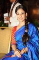 Nayanthara Blue Saree Photos