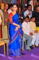 Nayanthara Blue Saree Photos