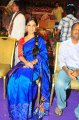 Nayanthara Blue Saree Photos