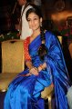 Nayanthara Blue Saree Photos