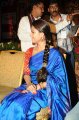 Nayanthara Blue Saree Photos