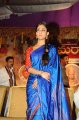 Nayanthara Blue Saree Photos