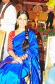 Nayanthara Blue Saree Photos