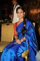 Nayanthara Blue Saree Photos