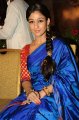 Nayanthara Blue Saree Photos