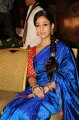 Nayanthara Blue Saree Photos