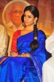 Nayanthara Blue Saree Photos