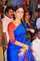 Nayanthara Blue Saree Photos