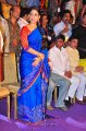 Nayanthara Blue Saree Photos