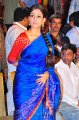 Nayanthara Blue Saree Photos