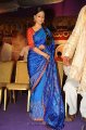 Nayanthara Blue Saree Photos