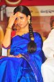 Nayanthara Blue Saree Photos