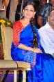 Nayanthara Blue Saree Photos